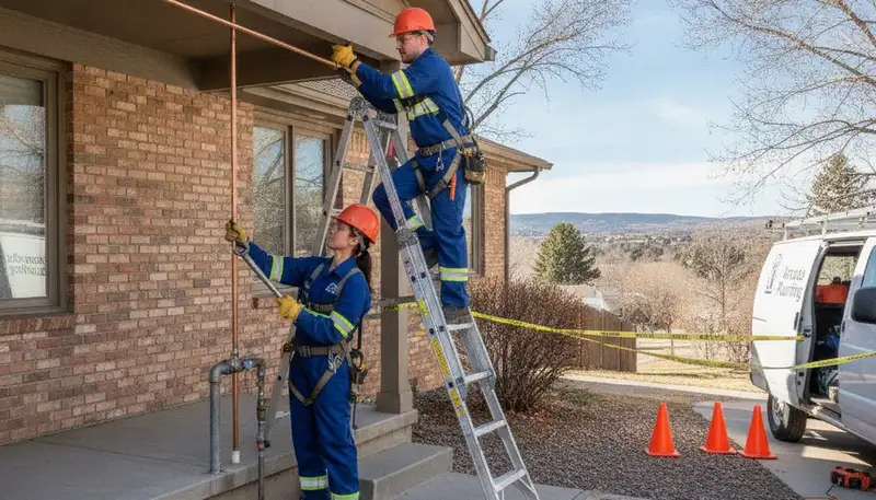 Plumber providing repair services in Boulder, CO for a local plumbing business