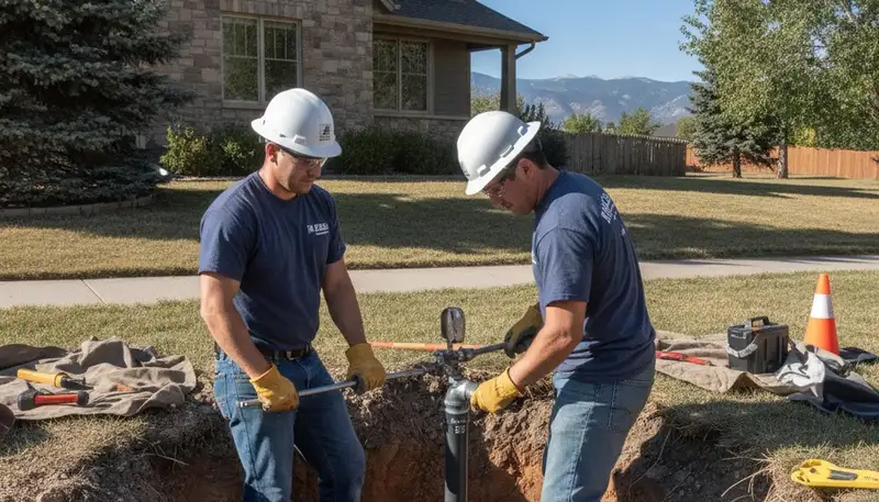 Professional plumber repairing a pipe in Boulder, CO for reliable plumbing service