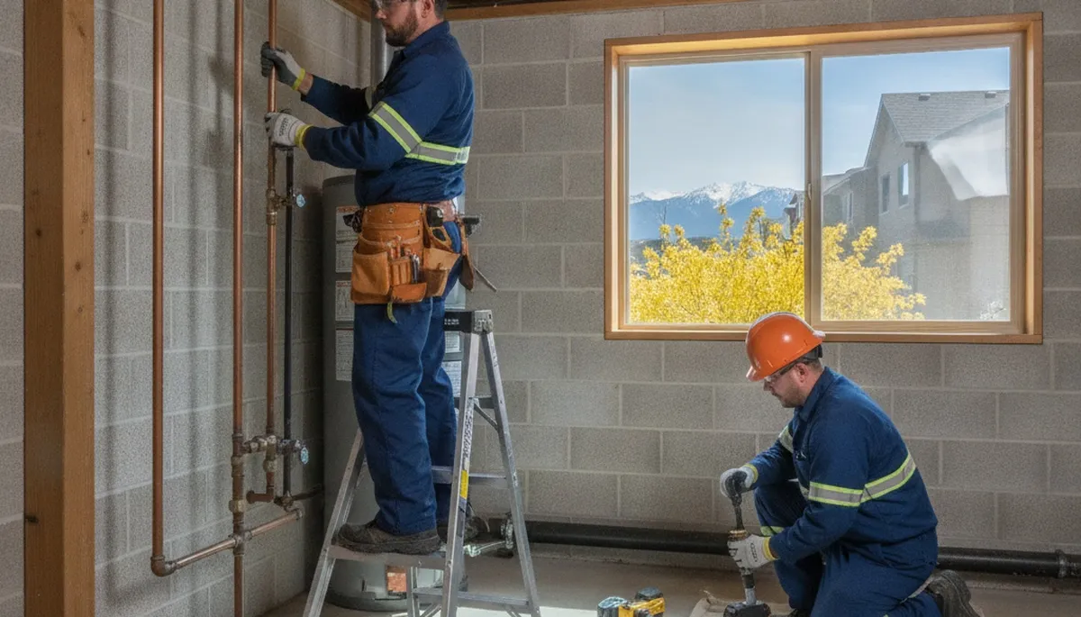 Plumber repairing a leak in Boulder, CO for reliable plumbing repair service