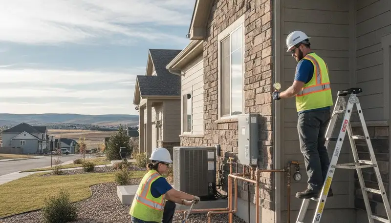 Boulder, CO plumber repairing a residential pipe for local plumbing service