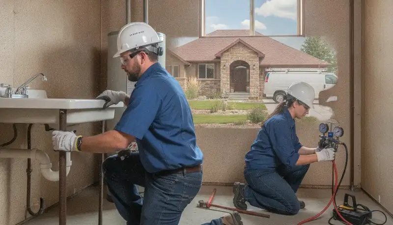 Professional plumber service truck in Boulder, CO for plumbing repair and emergency repairs