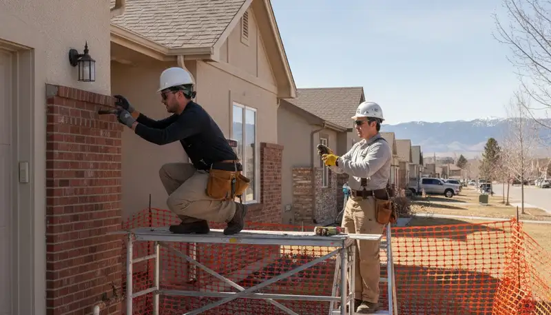 Plumber repairing pipe in Boulder, CO for local plumbing service