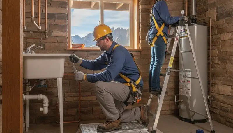 Plumber providing plumbing repair services in Boulder, CO for a local home or business