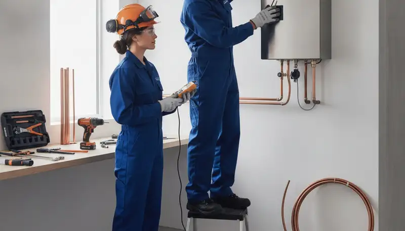 Tankless water heater installation service in Boulder, CO for efficient home hot water system